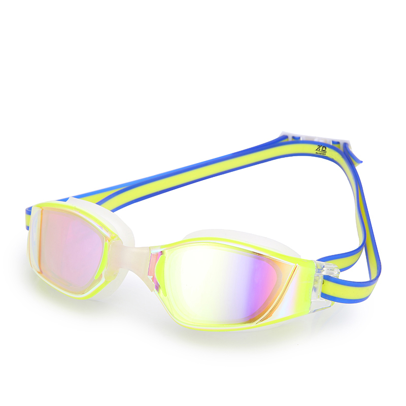Hot Sale On Amazon Adult Waterproof Swimming Goggles Silicone Straps For Swimming Pool Usage Swimming Glasses Fitness Accessories
