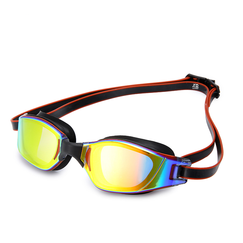 Hot Sale On Amazon Adult Waterproof Swimming Goggles Silicone Straps For Swimming Pool Usage Swimming Glasses Fitness Accessories