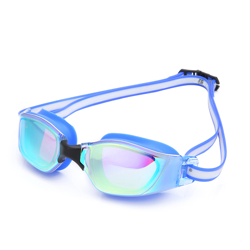 Hot Sale On Amazon Adult Waterproof Swimming Goggles Silicone Straps For Swimming Pool Usage Swimming Glasses Fitness Accessories