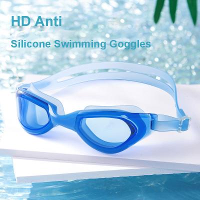Waterproof triathlon hot sale Anti Fog Lens UV Protection Swim eye Silicone Swim Glasses Eyewear Unisex Swimming Goggles