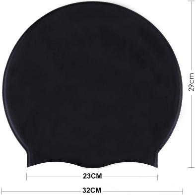 Women Silicone Swim Caps Waterproof Extra Large Silicone Swimming Caps For Dreadlocks Braids Afros And Long hair Hats