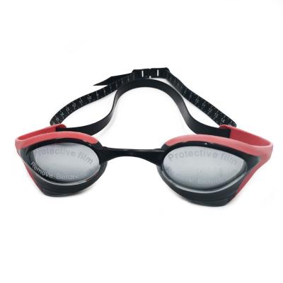 Racing Design Custom High Quality Goggles Swim Eco Friendly Safety Waterproof Silicone  Competition Swimming Goggles