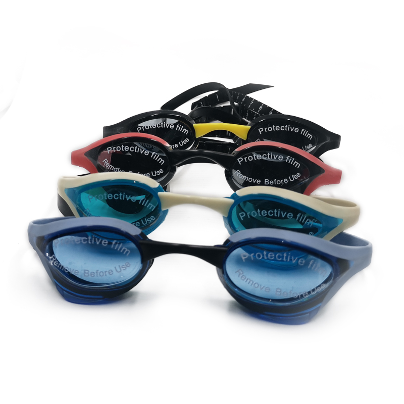 Racing Design Custom High Quality Goggles Swim Eco Friendly Safety Waterproof Silicone  Competition Swimming Goggles