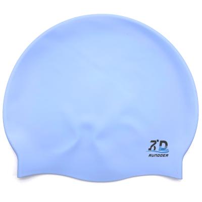 Very Great Quality 70g Large Silicone Swim Caps Special Customization Swimming Race Cap Soft and Durable Hat for Swimming