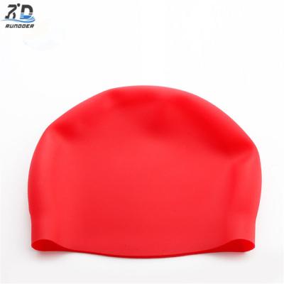 Seamless Swimming Silicone Caps Dome Swim Waterproof Competition Swim Hats for Wholesale with Good Quality