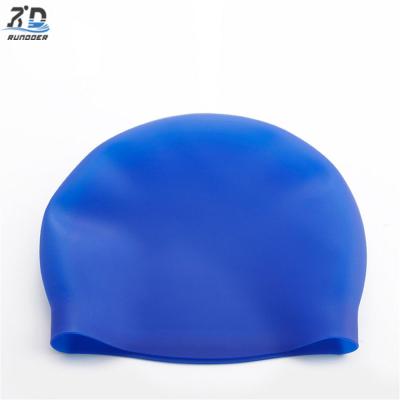 Seamless Swimming Silicone Caps Dome Swim Waterproof Competition Swim Hats for Wholesale with Good Quality