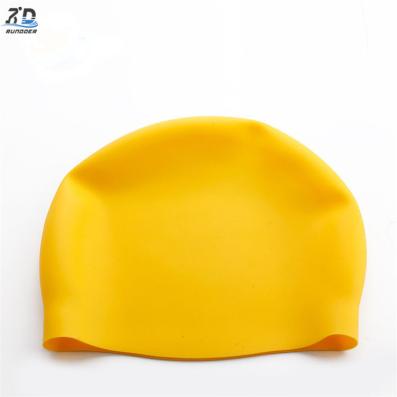 Seamless Swimming Silicone Caps Dome Swim Waterproof Competition Swim Hats for Wholesale with Good Quality