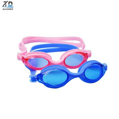 Rundoer Kid Swim Goggles Anti Fog Water Proof Colorful Soft Silicone Eyes UV Protection Water Glasses for Children Youth Rd4002