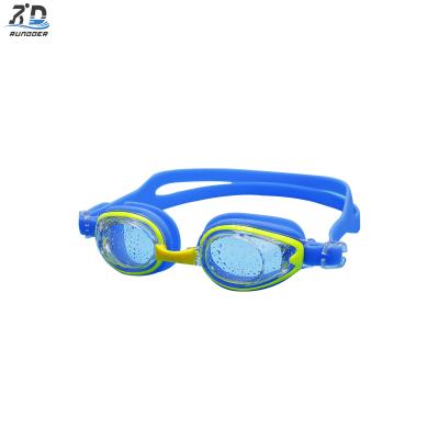 Middles Size Junior Swimming goggles Custom Logo Silicone Flexible Frame Summer Anti UV Protected swim goggle