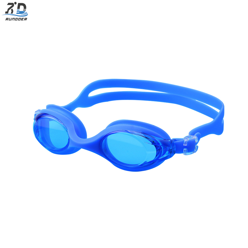 Rundoer Kid Swim Goggles Anti Fog Water Proof Colorful Soft Silicone Eyes UV Protection Water Glasses for Children Youth Rd4002