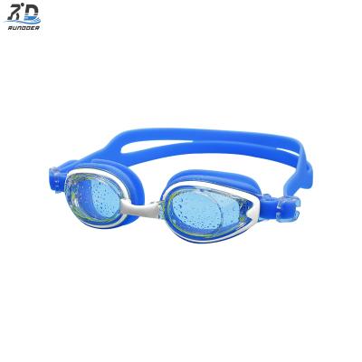 Middles Size Junior Swimming goggles Custom Logo Silicone Flexible Frame Summer Anti UV Protected swim goggle