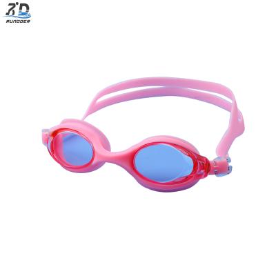 Rundoer Kid Swim Goggles Anti Fog Water Proof Colorful Soft Silicone Eyes UV Protection Water Glasses for Children Youth Rd4002