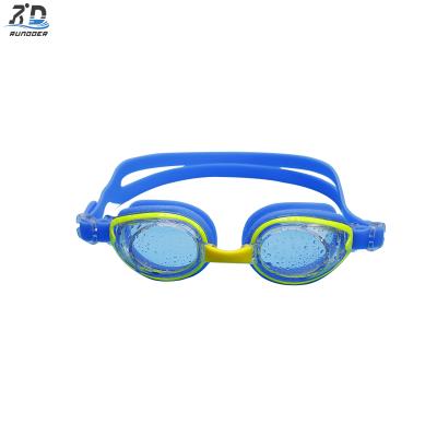 Middles Size Junior Swimming goggles Custom Logo Silicone Flexible Frame Summer Anti UV Protected swim goggle