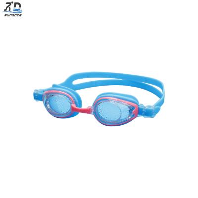 Middles Size Junior Swimming goggles Custom Logo Silicone Flexible Frame Summer Anti UV Protected swim goggle