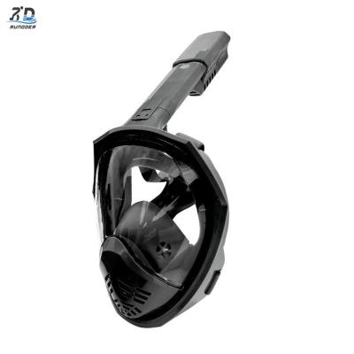 Great Dry Diving Swimming Free to Breathing 180 Degree Wide View Anti Leak Full Face Snorkel Mask