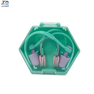 2025 Version Very Simple Wearing Swimming Earplugs Water Resist Swim Nose Clip Combo Set Rd9506 OEM Supported