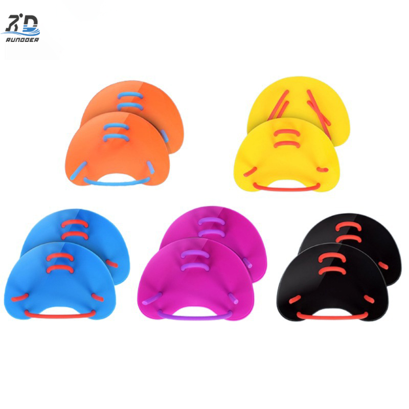 Rundoer Swimming Paddles Training Device Good Supplier for Adults and Children with Adjustable Straps Swimming Paddles Hand