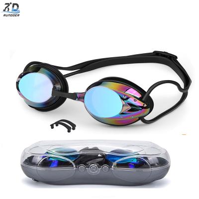 Manufacturer Custom High Level Racing Swim Goggles Large Diving Glasses with Clear Label Anti Fog Adult Swimming Goggle