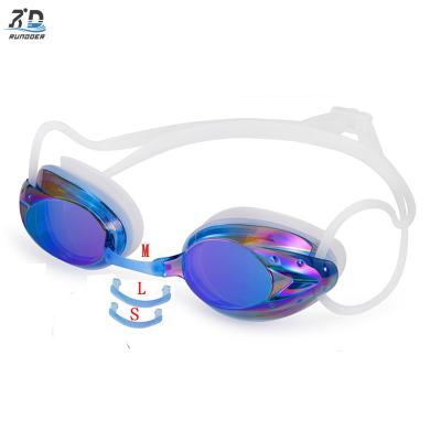 Manufacturer Custom High Level Racing Swim Goggles Large Diving Glasses with Clear Label Anti Fog Adult Swimming Goggle