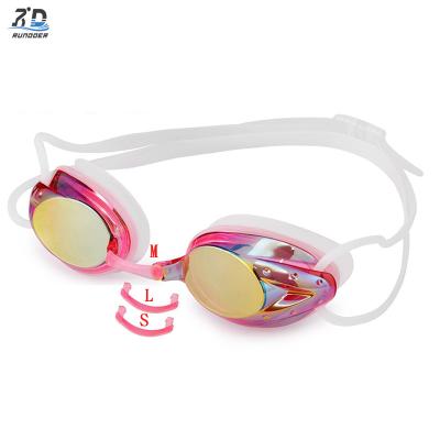 Manufacturer Custom High Level Racing Swim Goggles Large Diving Glasses with Clear Label Anti Fog Adult Swimming Goggle