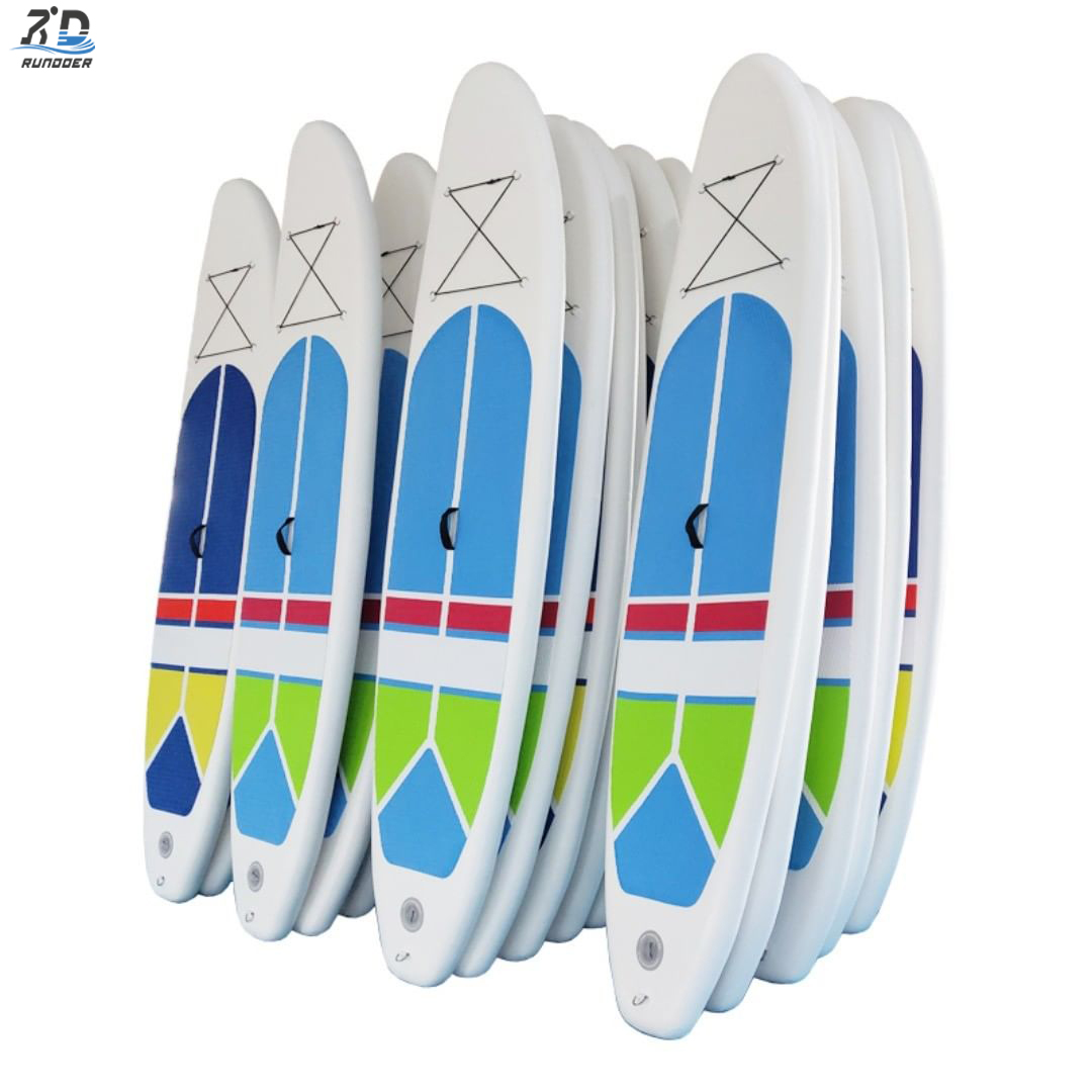 Support Customized Hot Selling Inflatable Sup Stand up Paddle Board Waterplay Surfing