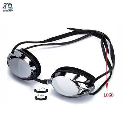 Manufacturer Custom High Level Racing Swim Goggles Large Diving Glasses with Clear Label Anti Fog Adult Swimming Goggle