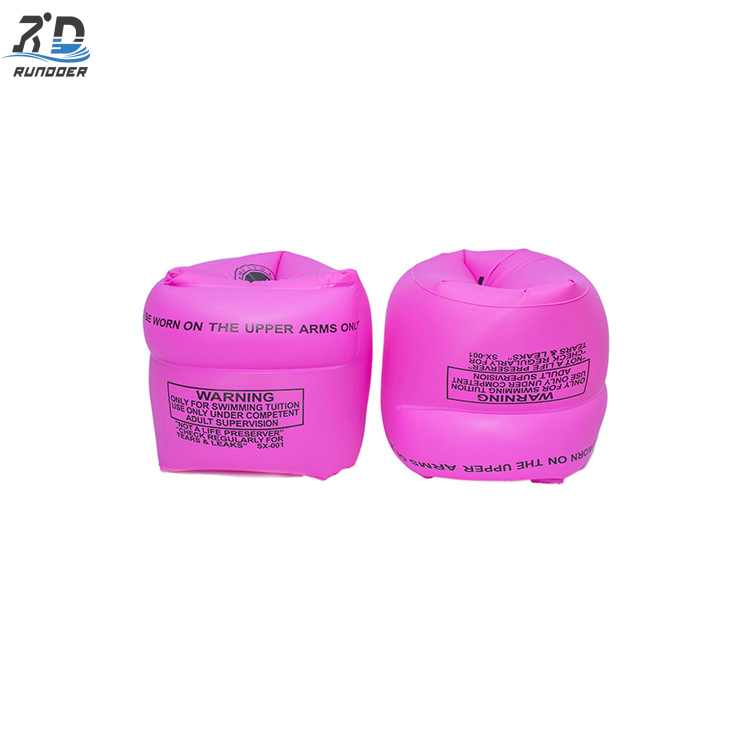 Child Friendly Swimming Safety Inflatable Sleeves Floating Arm Band with Brand Logo Baby Swimming Pool Float for Kids