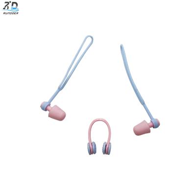 2025 Version Very Simple Wearing Swimming Earplugs Water Resist Swim Nose Clip Combo Set Rd9506 OEM Supported