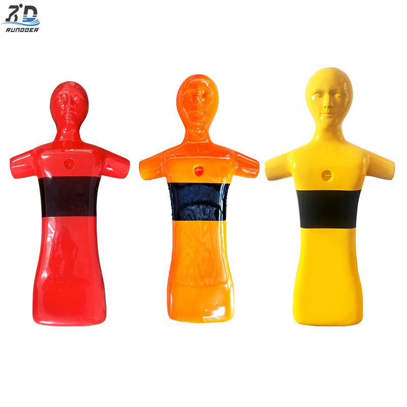Three Colors Choice Lifeguard Training Dummy PE Emergency Life Saving Training Dummies for Swimming Pools