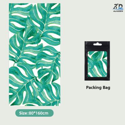 Free Design Custom Quick Dry Beach Towel with Logo Custom Print Fast Shipping Summer Large Beach Towel Microfiber Wholesale