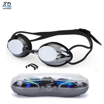 Manufacturer Custom High Level Racing Swim Goggles Large Diving Glasses with Clear Label Anti Fog Adult Swimming Goggle