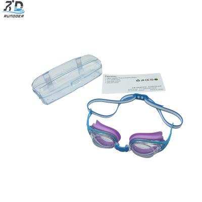 Child Waterproof Racing Swimming Goggles Super Clear View Swim Eyewear for children Purple RD5001