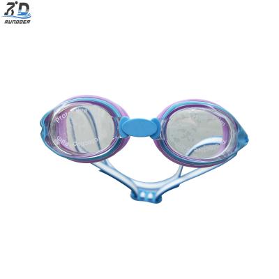 Child Waterproof Racing Swimming Goggles Super Clear View Swim Eyewear for children Purple RD5001